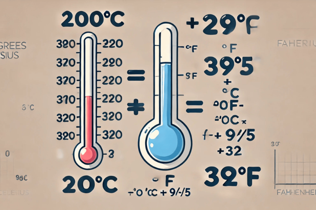 200 Celsius to Fahrenheit